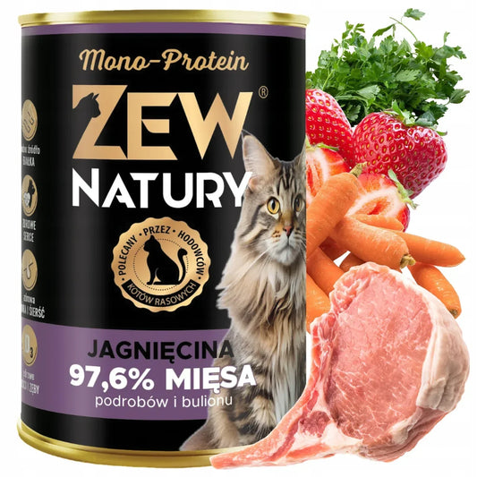 Mokra Karma Jagnięcina 400g Mono-Protein Dla Kota Zew Natury - Zew Natury