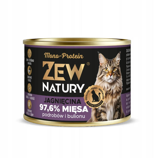 Zew Natury KOT Mono-Protein jagnięcina puszka 185g - Zew Natury
