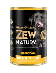 Karma mokra dla psa Zew Natury MONO-PROTEIN kurczak puszka 400g