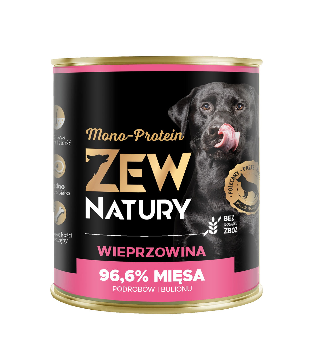 Karma mokra dla psa Zew Natury MONO-PROTEIN wieprzowina  puszka 800g