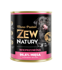 Karma mokra dla psa Zew Natury MONO-PROTEIN wieprzowina  puszka 800g