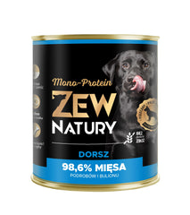 Karma mokra dla psa Zew Natury MONO-PROTEIN dorsz puszka 800g