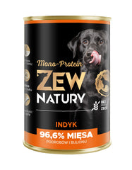 Karma mokra dla psa Zew Natury MONO-PROTEIN indyk puszka 400g