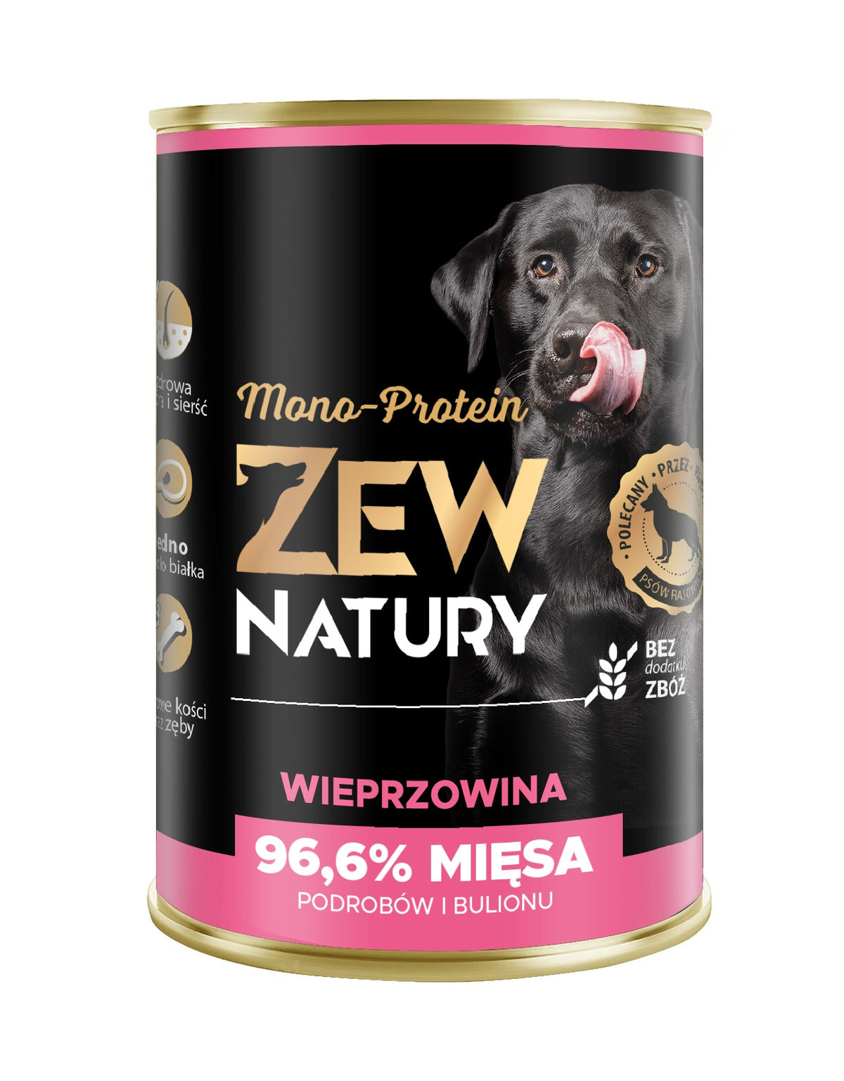 Karma mokra dla psa Zew Natury MONO-PROTEIN wieprzowina  puszka 400g