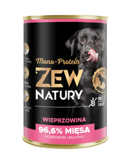 Karma mokra dla psa Zew Natury MONO-PROTEIN wieprzowina  puszka 400g