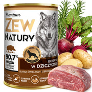 Mokra Karma Bogata w Dziczyznę 400 g  PREMIUM   dla Psa Zew Natury