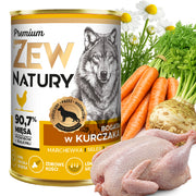 Mokra Karma Bogata w Kurczaka 400g PREMIUM Dla Psa Zew Natury