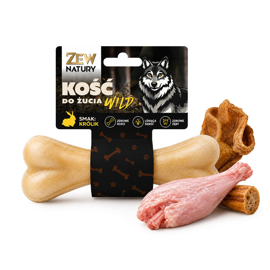 Zew Natury Kość z królikiem 12cm