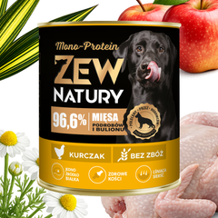 Mokra Karma Kurczak 800g MONO-PROTEIN Dla Psa Zew Natury