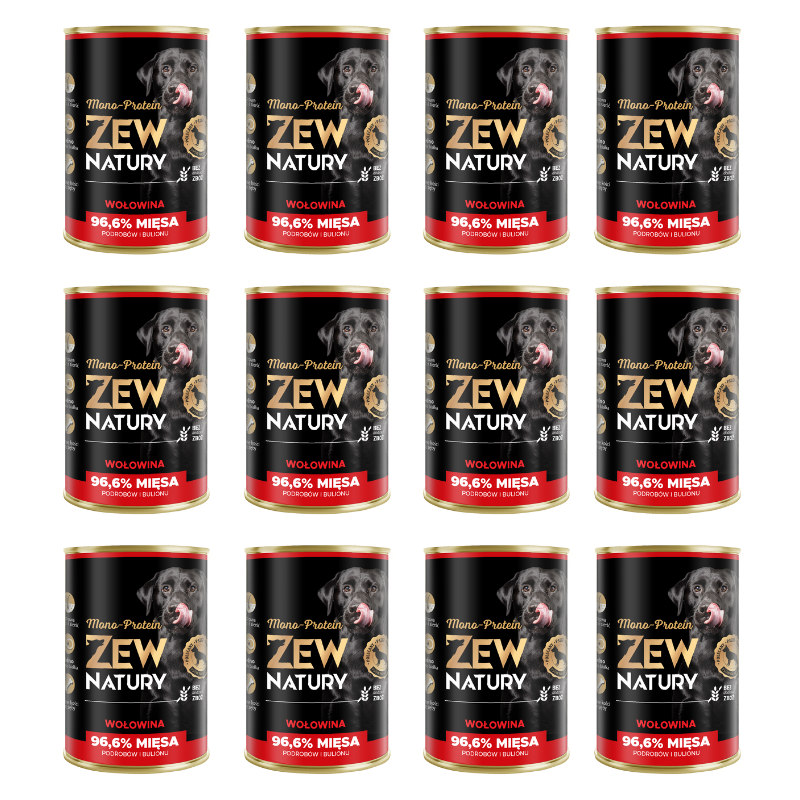 12 x ZN Mono-Protein wołowina 400g