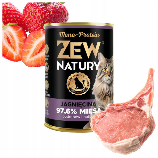 Mokra Karma Jagnięcina 400g Mono-Protein Dla Kota Zew Natury - Zew Natury