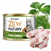 Zew Natury KOT Premium bogata w królika puszka 185g