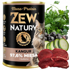 10 x Mokra Karma Mix Smaków 400g Premium Bogata W Mix Mono-Protein Dla Kota Zew Natury - Zew Natury