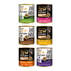 6 x Mokra Karma Mix smaków 800g PREMIUM MONO-PROTEIN Dla Psa Zew Natury