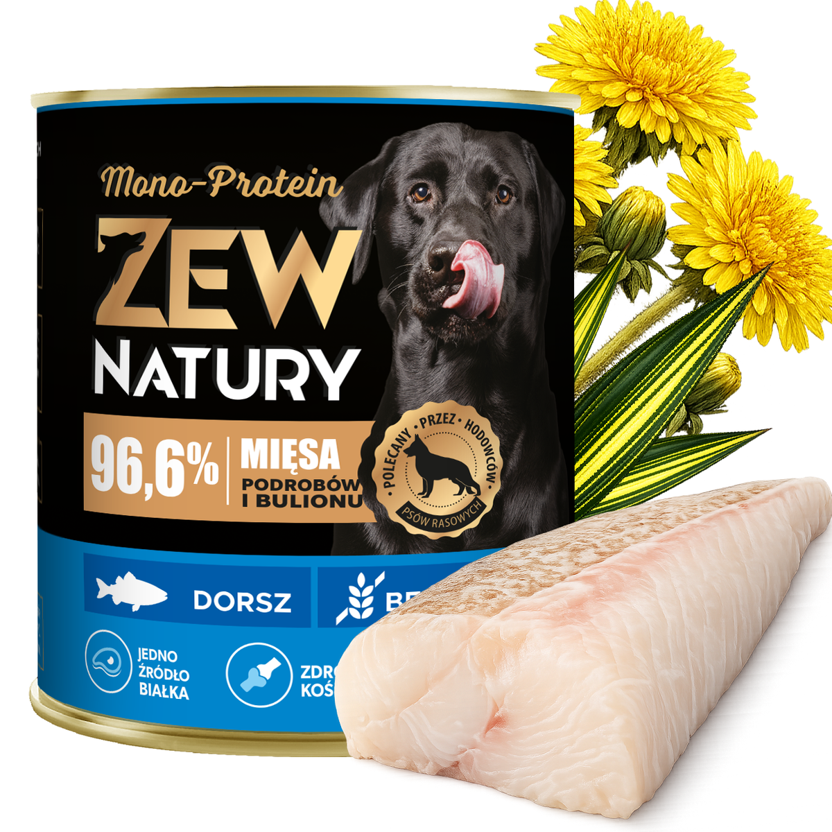 12 x Mokra Karma Mix Smaków 800g MONO-PROTEIN Hipoalergiczna Dla Psa Zew Natury