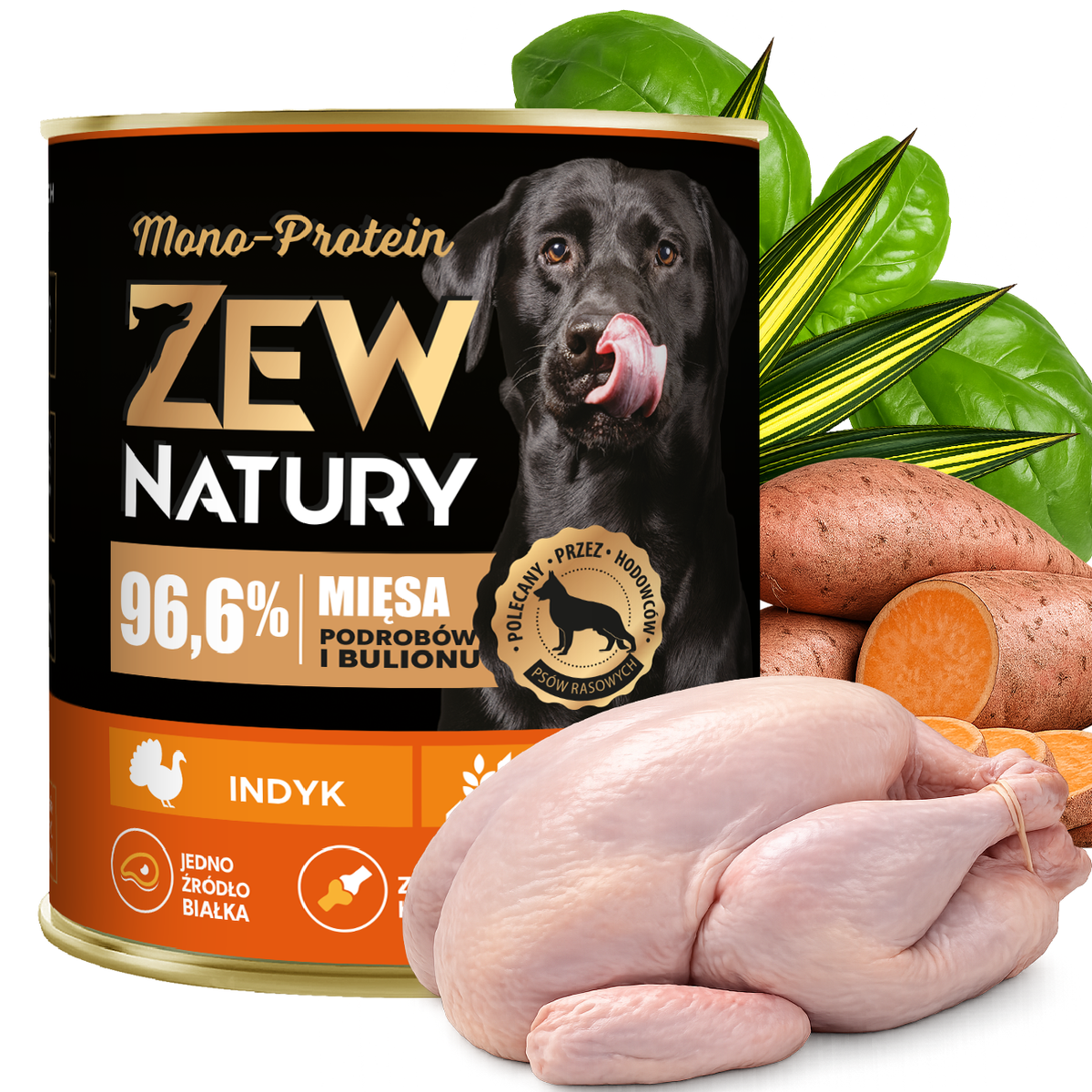 12 x Mokra Karma Mix Smaków 800g MONO-PROTEIN Hipoalergiczna Dla Psa Zew Natury