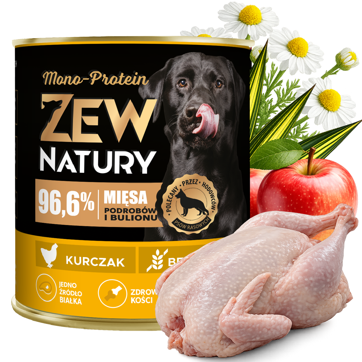 12 x Mokra Karma Mix Smaków 800g MONO-PROTEIN Hipoalergiczna Dla Psa Zew Natury