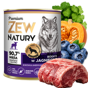 Mokra Karma Bogata w Jagnięcinę 800g PREMIUM Dla Psa Zew Natury
