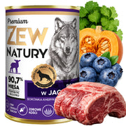 Mokra Karma Bogata w Jagnięcinę 400g PREMIUM Dla Psa Zew Natury