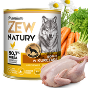 Mokra Karma Bogata w Kurczaka 800g PREMIUM Dla Psa Zew Natury