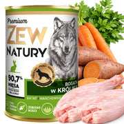 Mokra Karma Bogata w Królika 400g PREMIUM Dla Psa Zew Natury