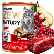 Mokra Karma Bogata w Wołowinę 400g dla Psa ZEW NATURY