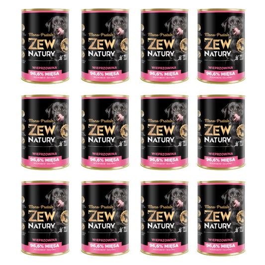 12 x ZN Mono-Protein wieprzowina 400g